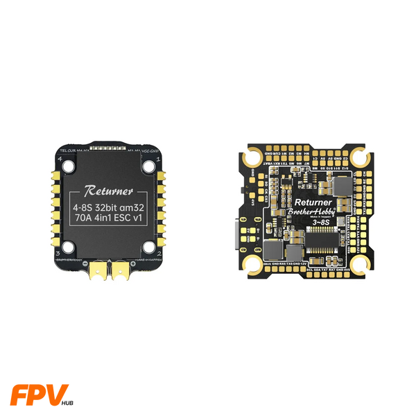 Політний стек Stack 4-8S 32Bit 70A (4IN1) ESC V1 3-8S H743 Betaflight Flight controller Stack 4-8S 32Bit 70A (4IN1) ESC V1 3-8S H743 Betaflight Flight controller фото