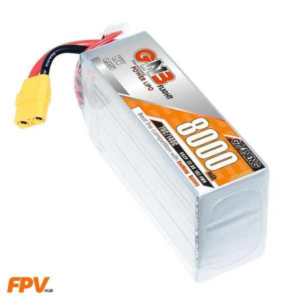 Литий-полимерный аккумулятор GAONENG GNB HV 6S 22.8V 8000mAh 70C XT90 GAONENG GNB HV6S22.8V8000mAh70CXT90 фото