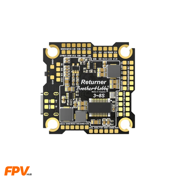 Політний контролер Brotherhobby Returner 3-8S H743 Betaflight Flight controller Brotherhobby Returner 3-8S H743 Betaflight Flight controller фото