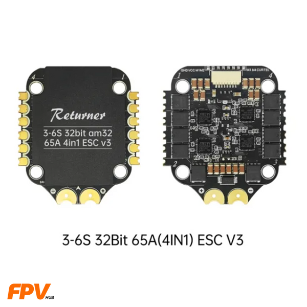 Регулятор швидкості Brotherhobby Returner 3-6S 32Bit 65A(4IN1) ESC V3 Brotherhobby Returner 3-6S 32Bit 65A(4IN1) ESC V3 фото