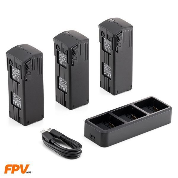 Акумулятор для дрона DJI Mavic 3 Enterprise Battery Kit (P05)+3-батареї та зарядний пристрій (CP.EN.00000421.01) CP.EN.00000421.01 фото